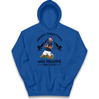Mbappe Christmas Kids Hoodie