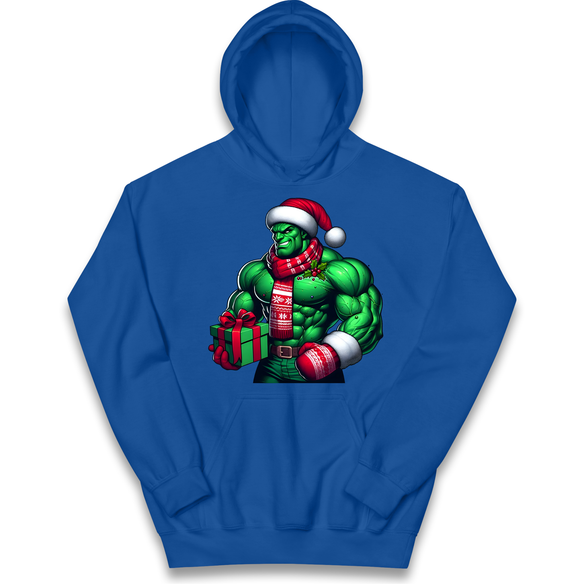 The Hulk Santa kids hoodie