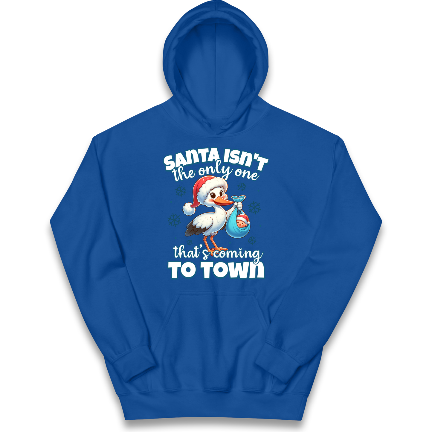 Santa isn't The Only One Thats Coming To Town Christmas kids hoodie