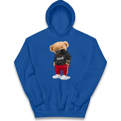Teddy Bear Hello Streetwear kids hoodie