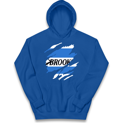 Retro QPR 1992 Torn Effect kids hoodie