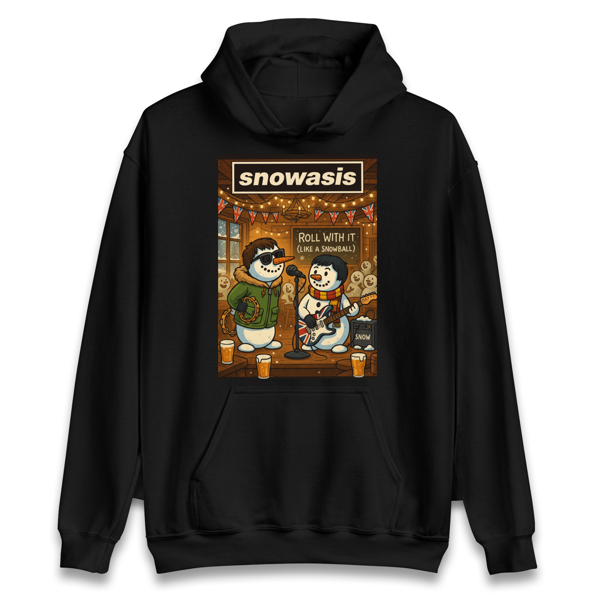 Snowasis Roll Christmas Hoodie