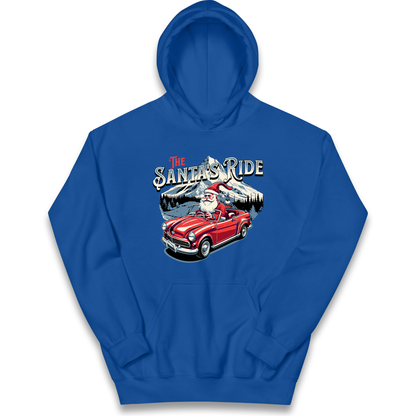 The Santas Ride Christmas kids hoodie