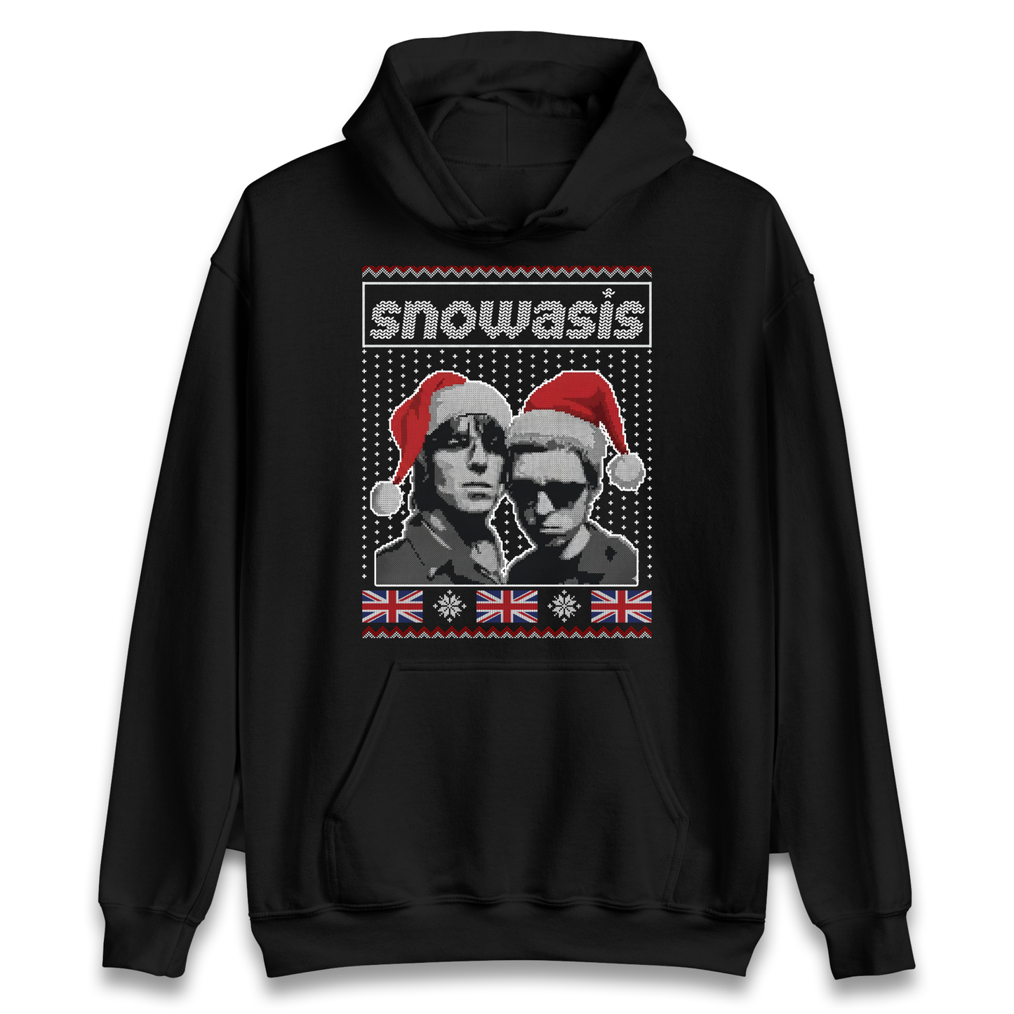 Snowasis Union Jack Christmas Hoodie