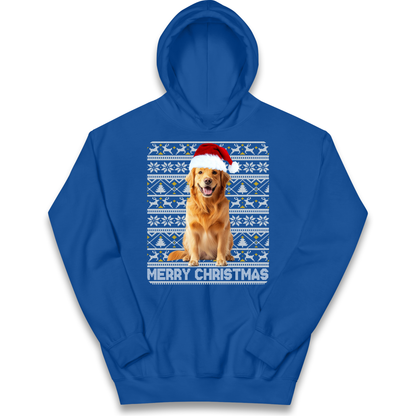 Merry Christmas Dog kids hoodie