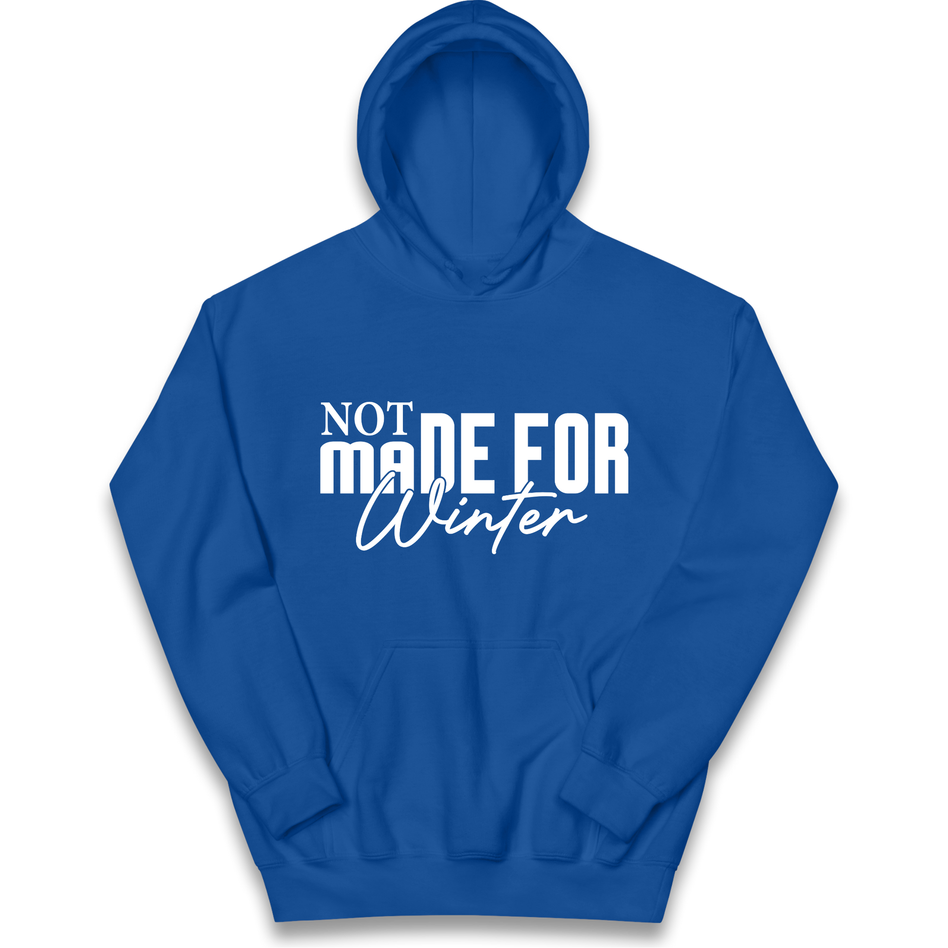 Not Made For Winter Christmas kids hoodie