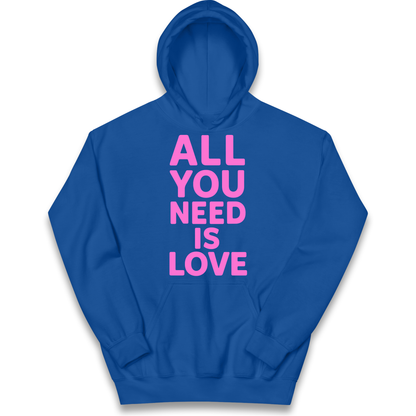 All You Need is Love kids hoodie