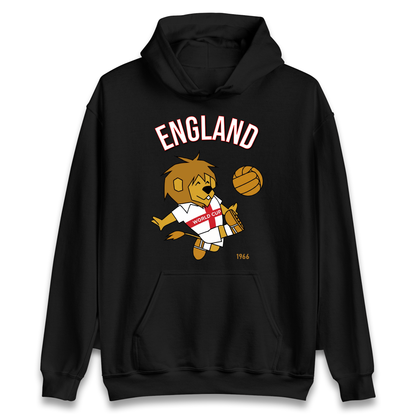 England World Cup Willie 1966 Football Hoodie
