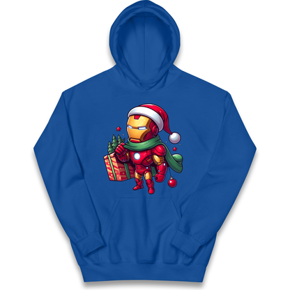 Ironman Santa kids hoodie