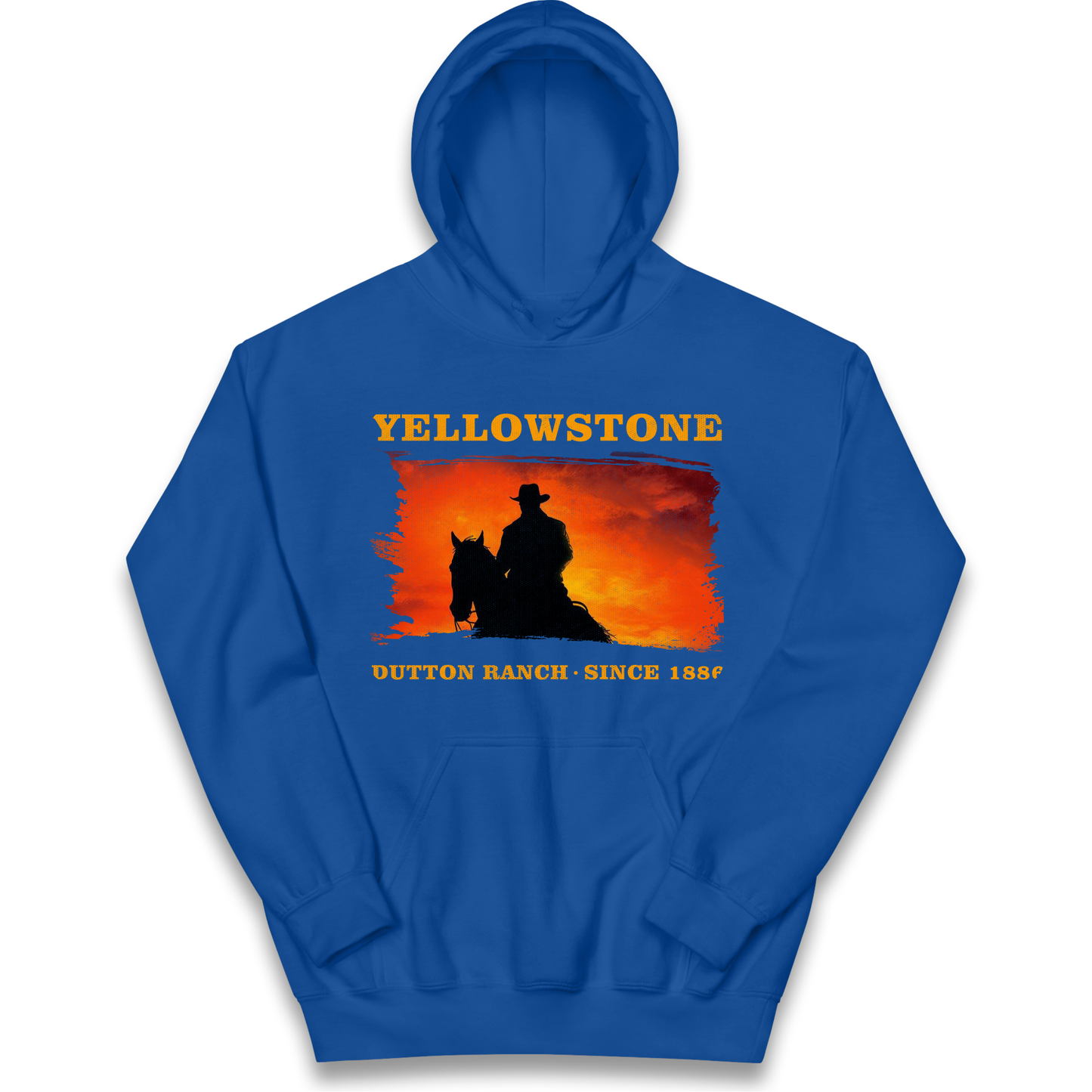 Yellowstone Dutton Ranch Since 1886 kids hoodie