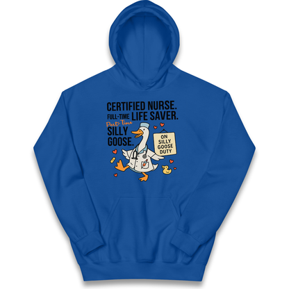 Full Time Nurse Part Time Silly Goose kids hoodie