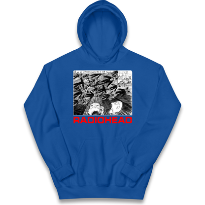 Radiohead We Are Not Screaming kids hoodie