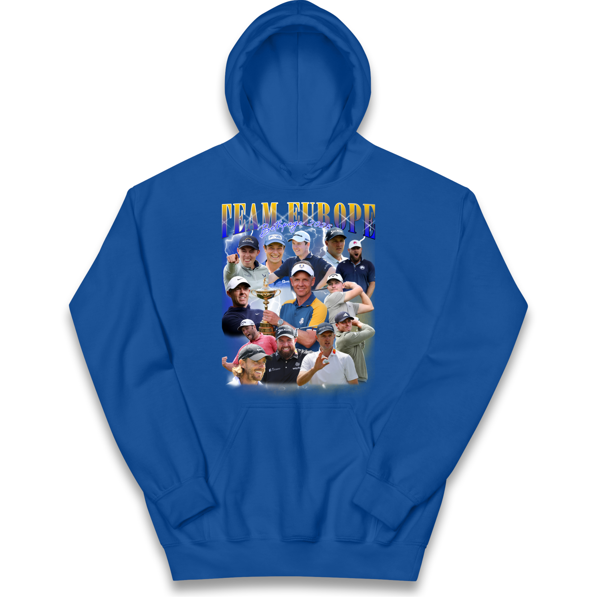Ryder Cup 2025 Team Europe kids hoodie