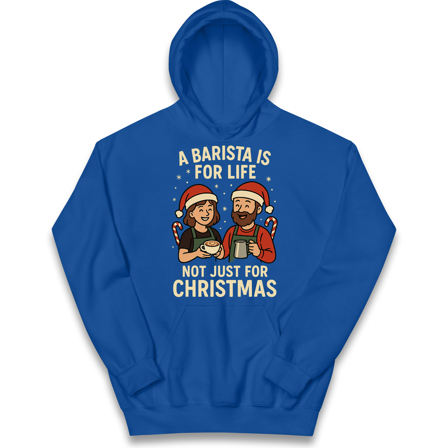 Barista Christmas Kids Hoodie