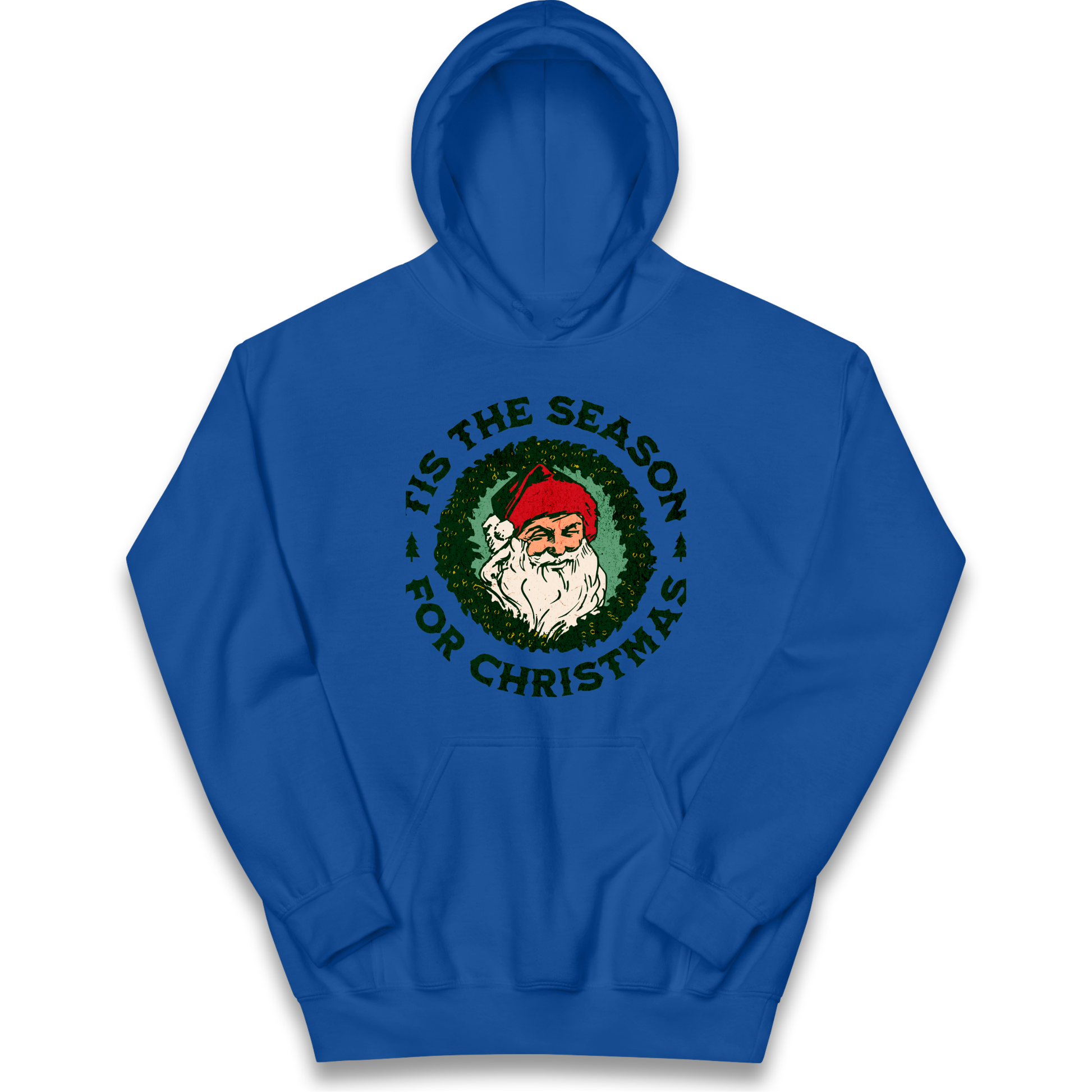 Tis The Season Santa Claus Christmas kids hoodie