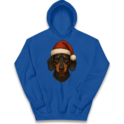 Sausage Dog Christmas Kids Hoodie