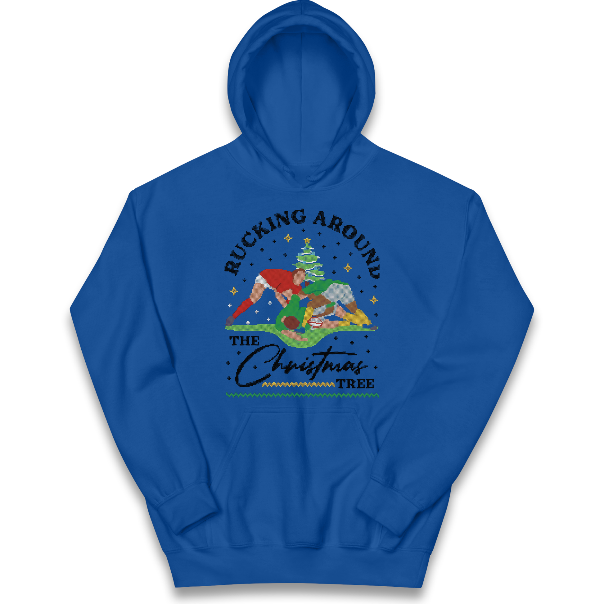Rugby Christmas Kids Hoodie
