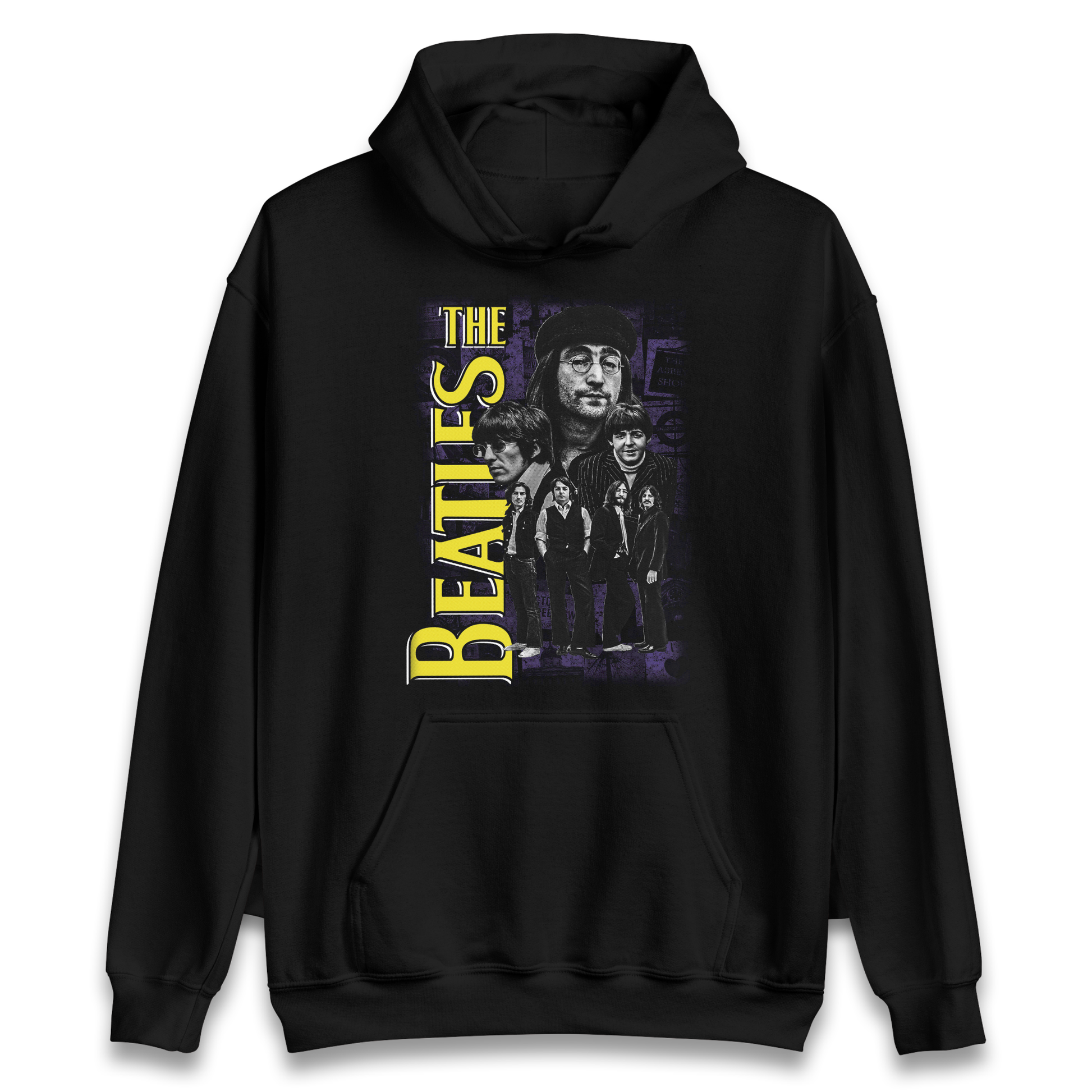 The Beatles Group Adult Hoodie
