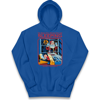 Creepy Santa Claus Christmas kids hoodie