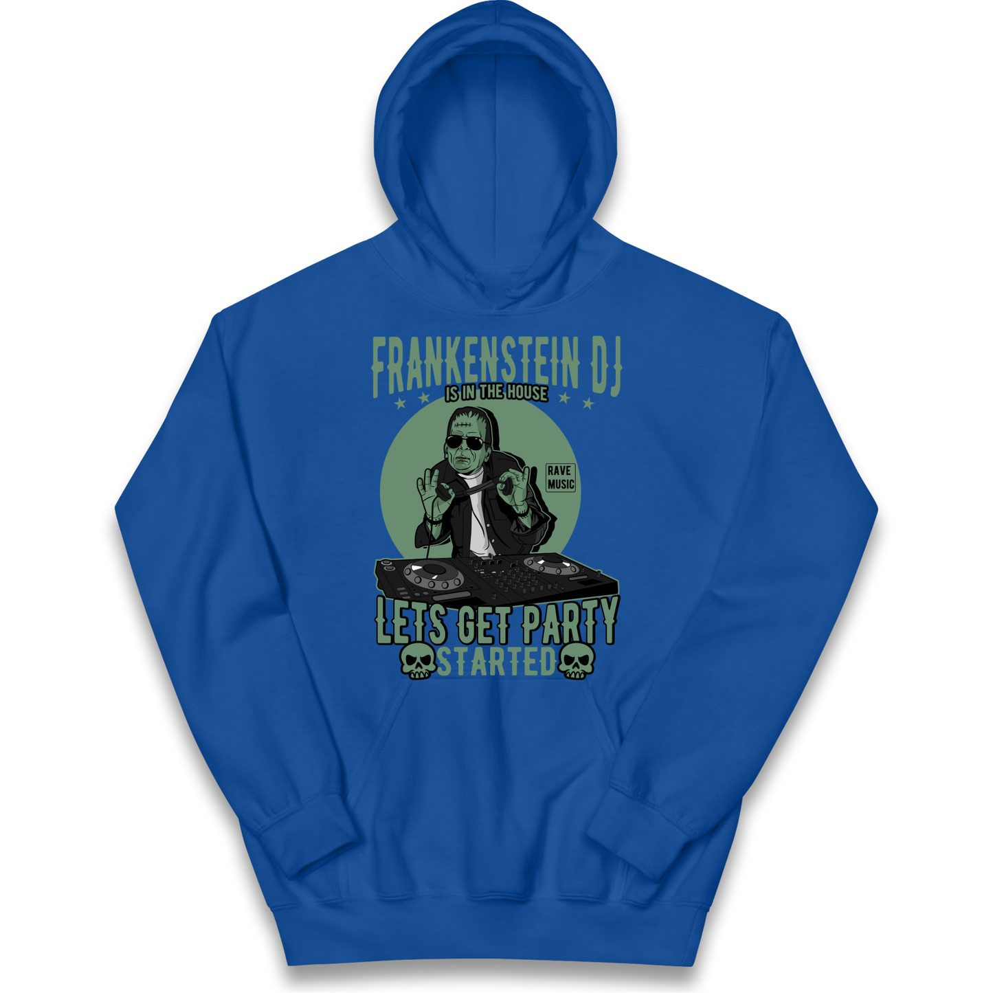 Frankenstein DJ kids hoodie