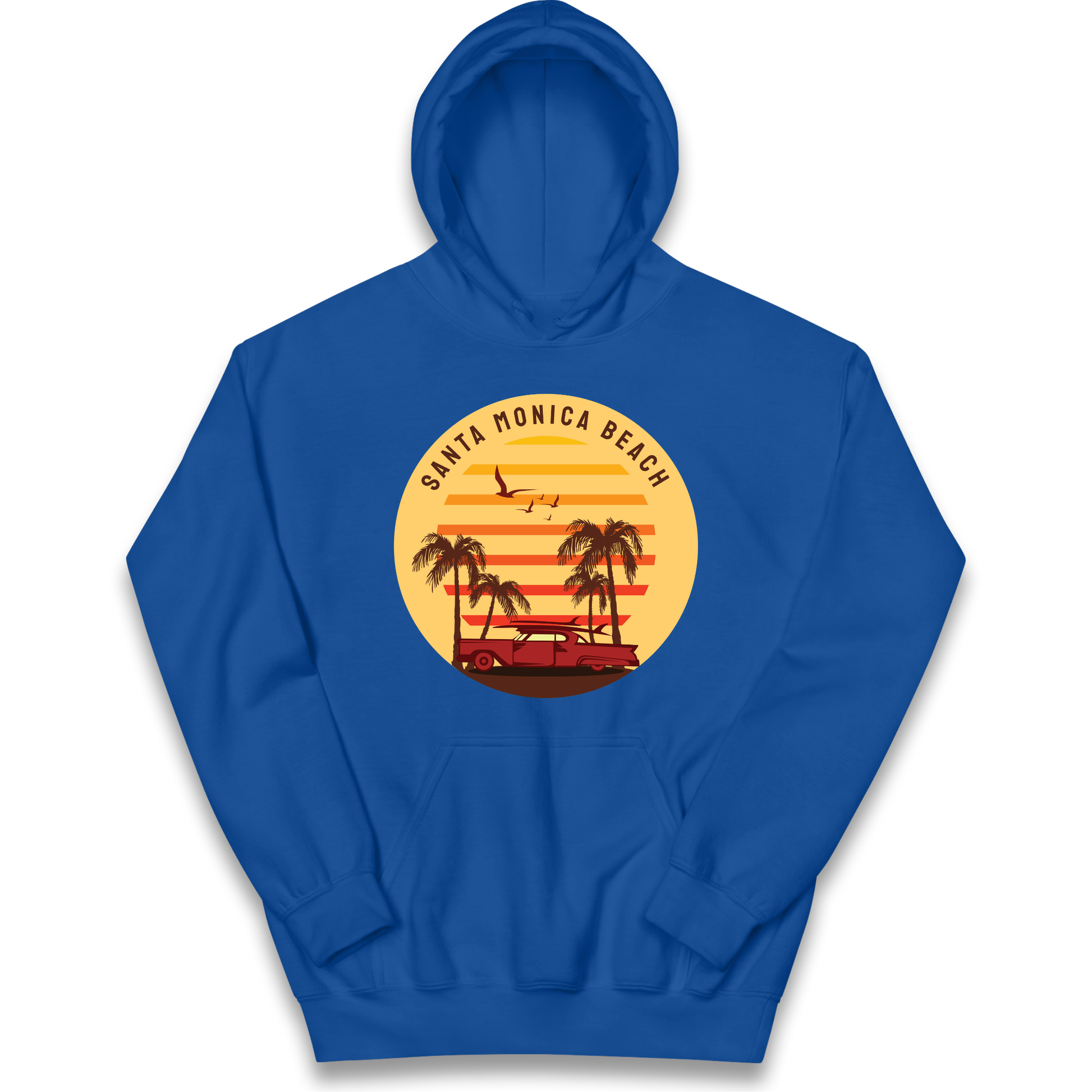 Santa Monica Beach kids hoodie