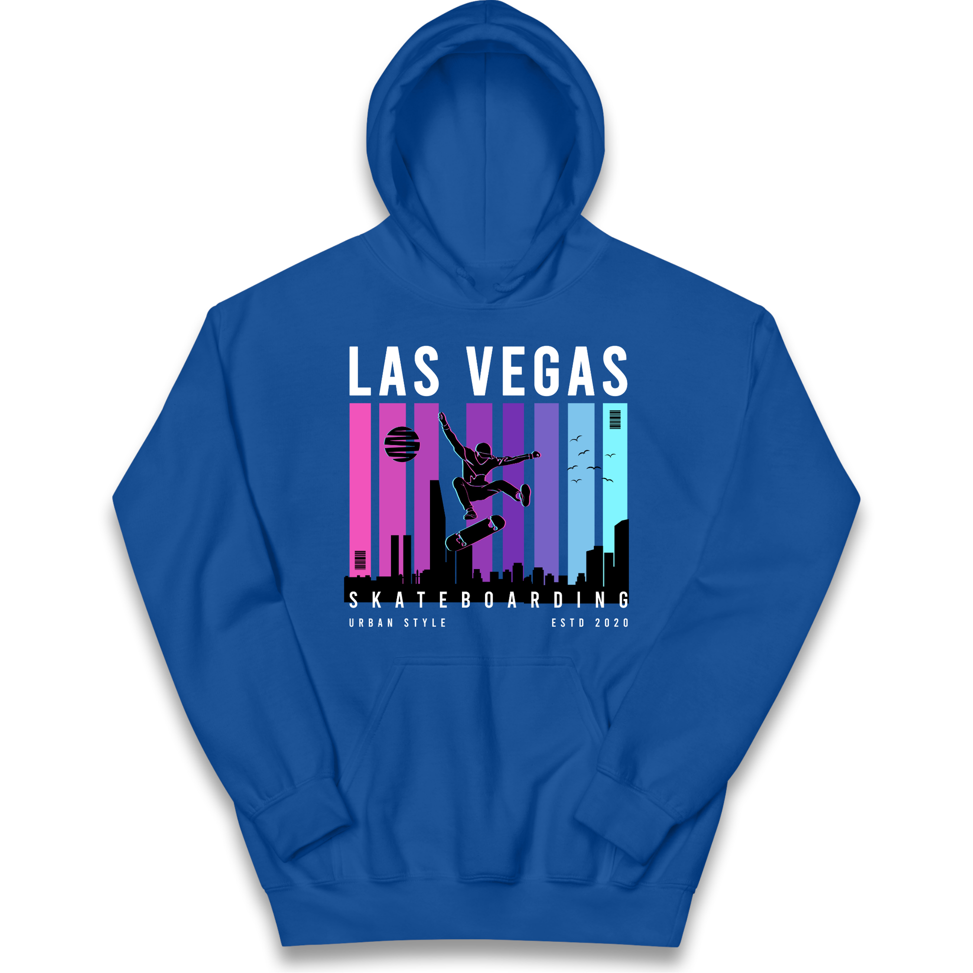 Las Vegas Skateboarding kids hoodie