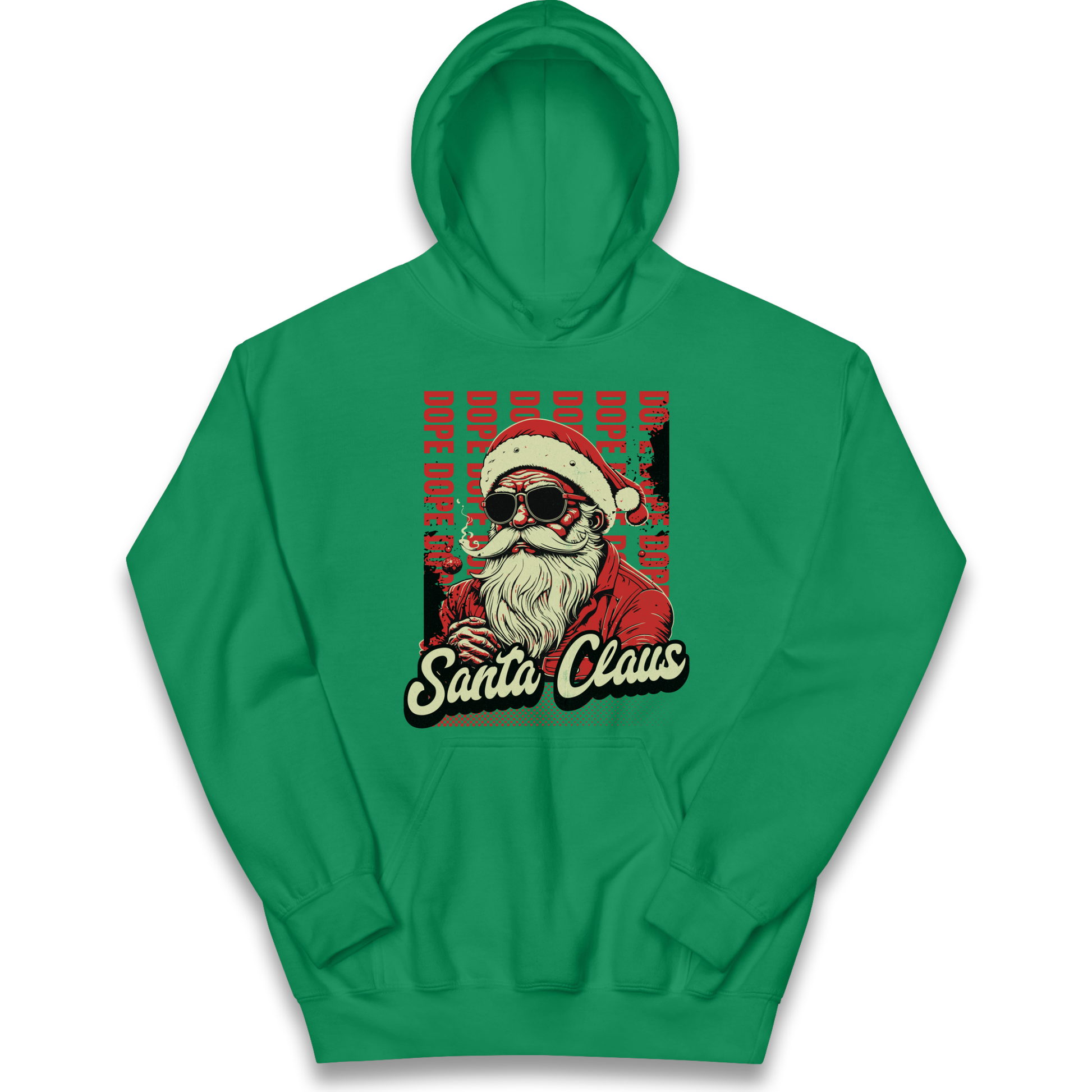 Dope Santa Claus kids hoodie