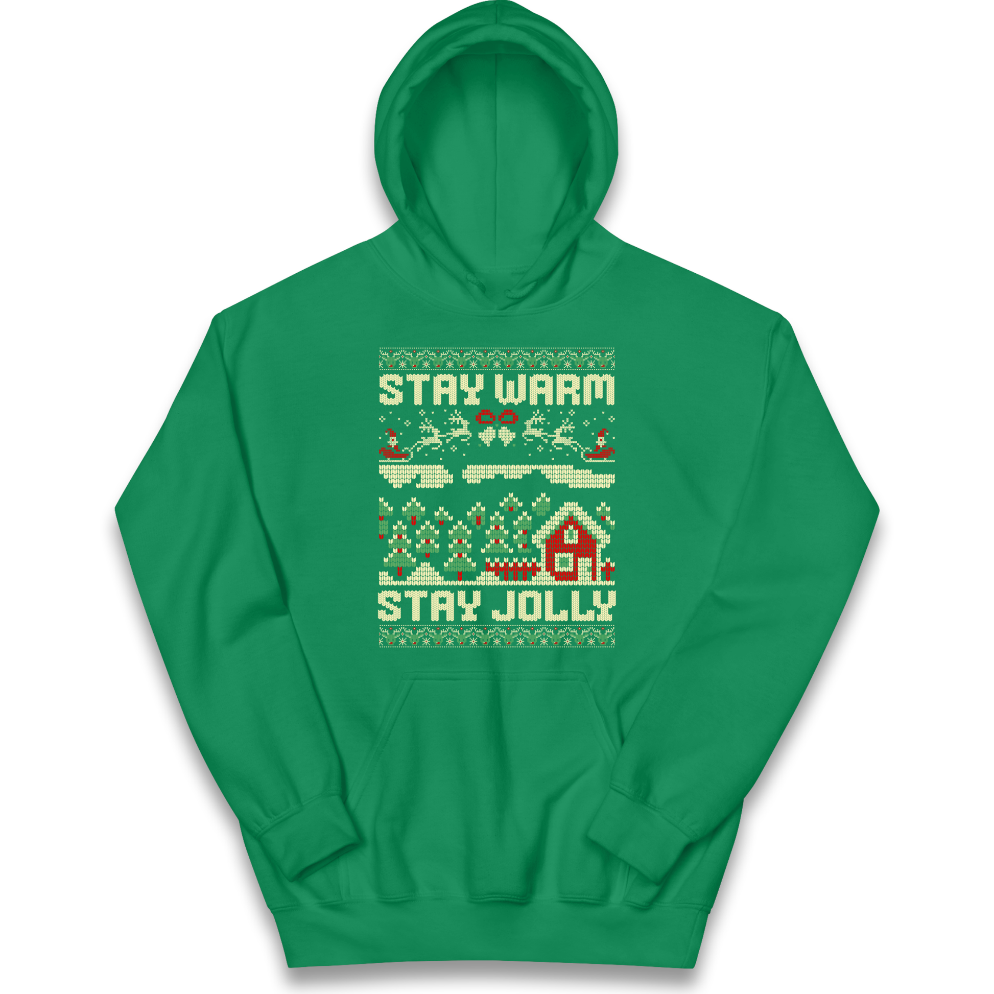 Stay Warm Stay Jolly Christmas kids hoodie