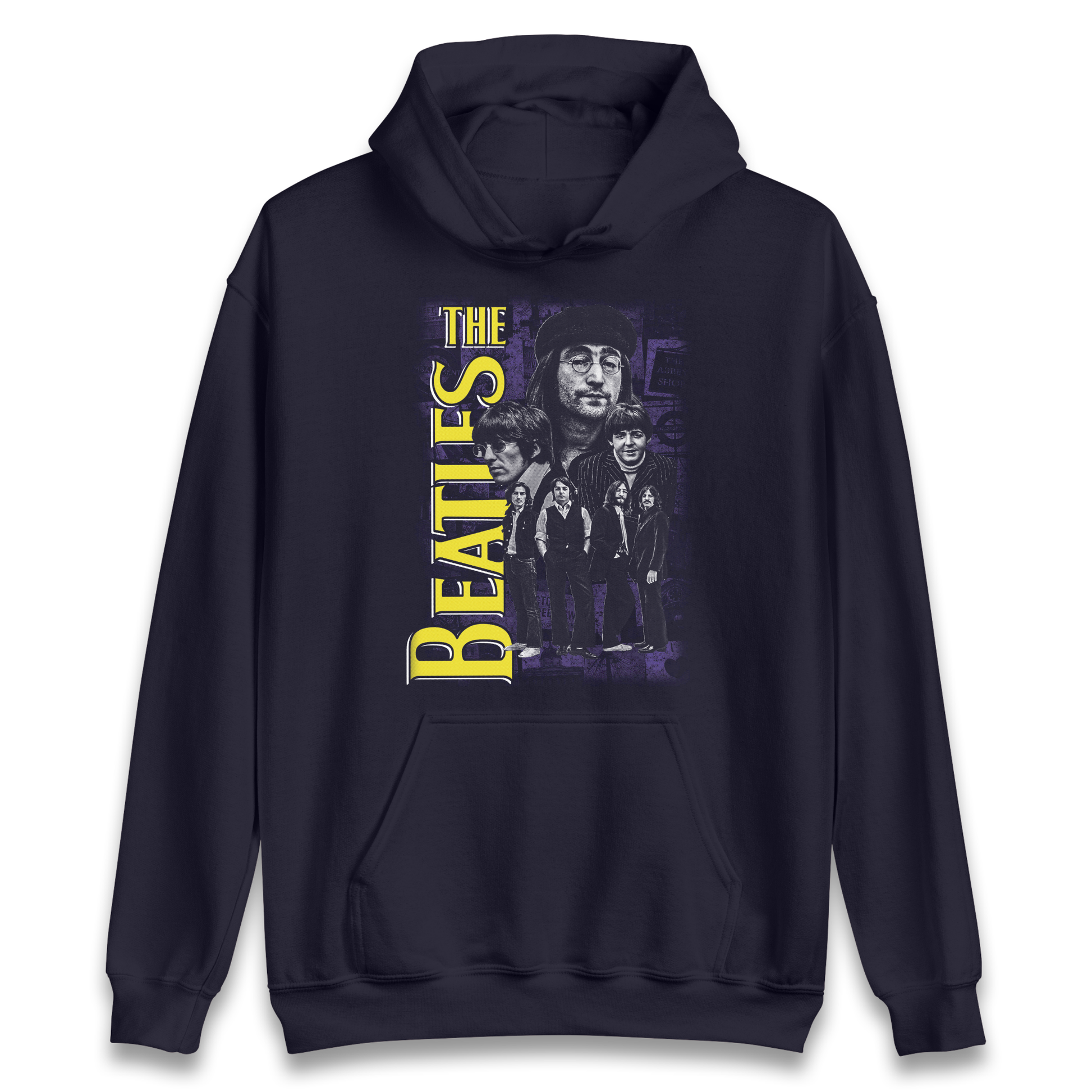The Beatles Group Adult Hoodie