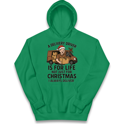Delivery Driver Christmas Kids Hoodie