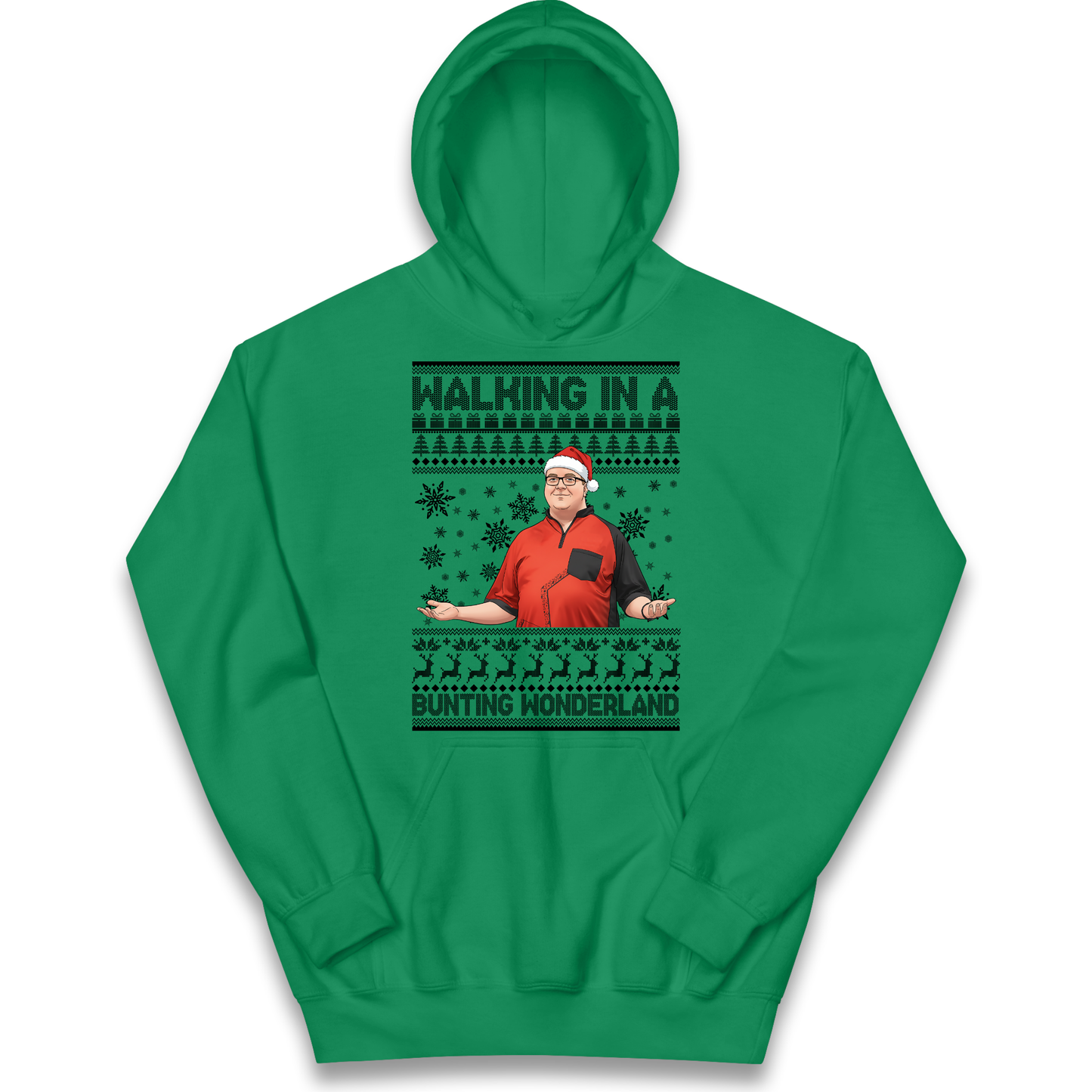 Bunting Wonderland Kids Hoodie