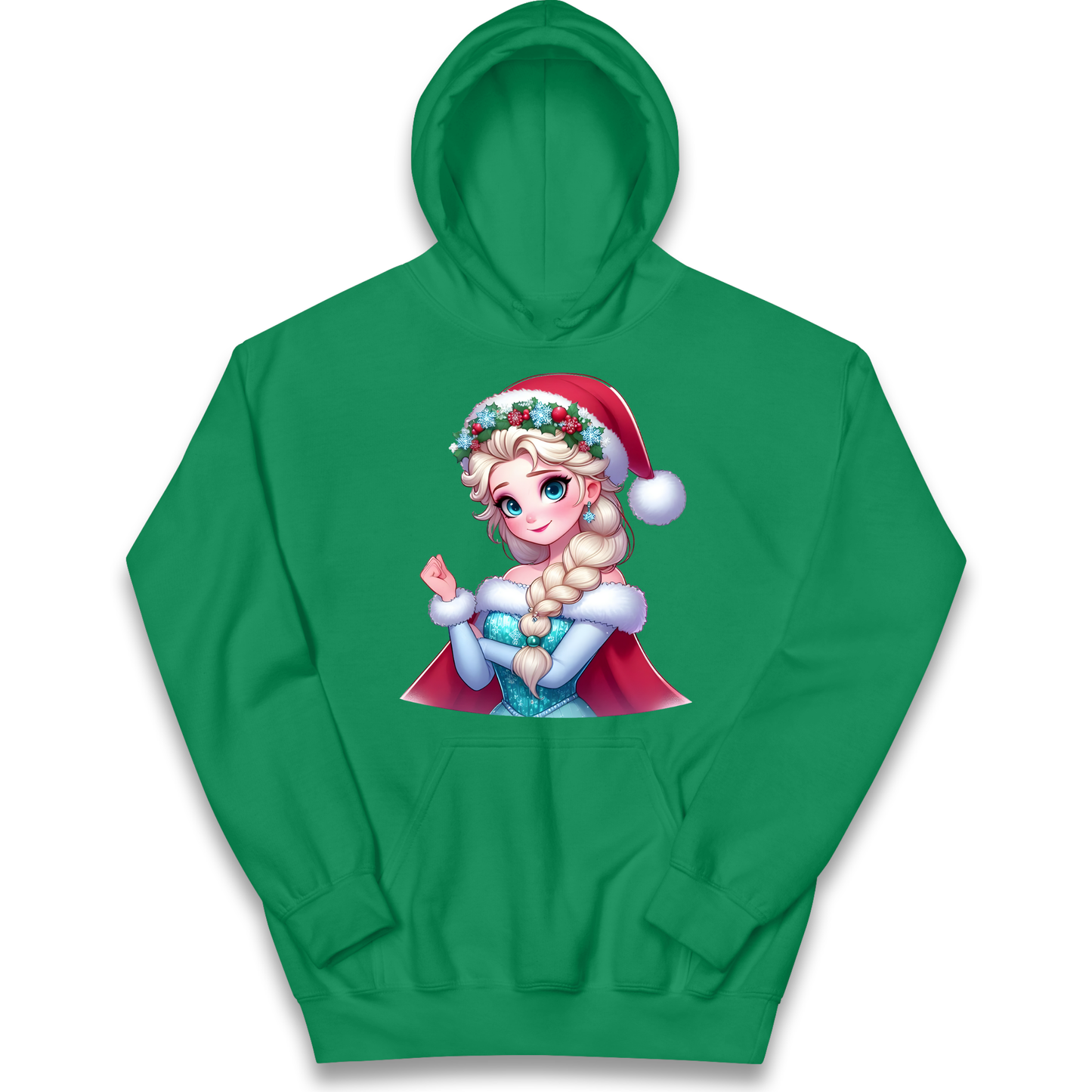 Elsa Frozen Santa kids hoodie