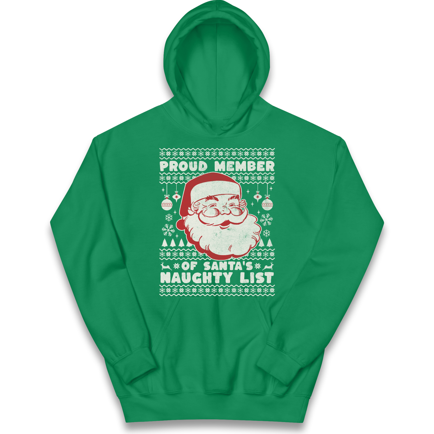 Proud Member Of Santas Naughty List Christmas kids hoodie