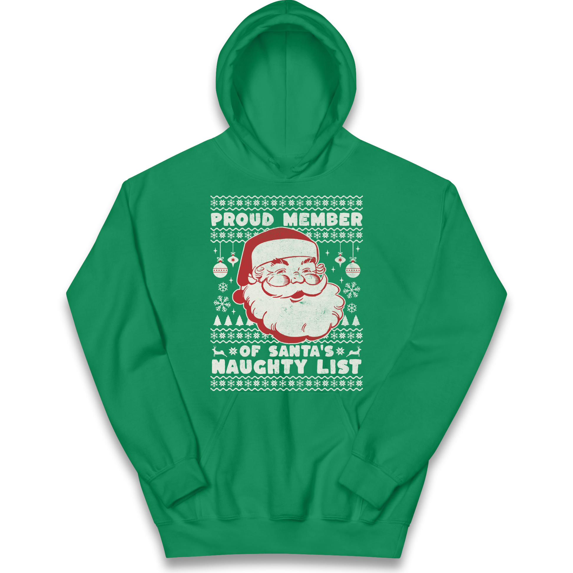 Proud Member Of Santas Naughty List Christmas kids hoodie