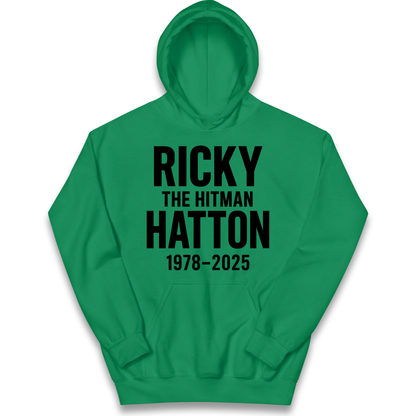 Ricky The Hitman Hatton 1978 2025 kids hoodie