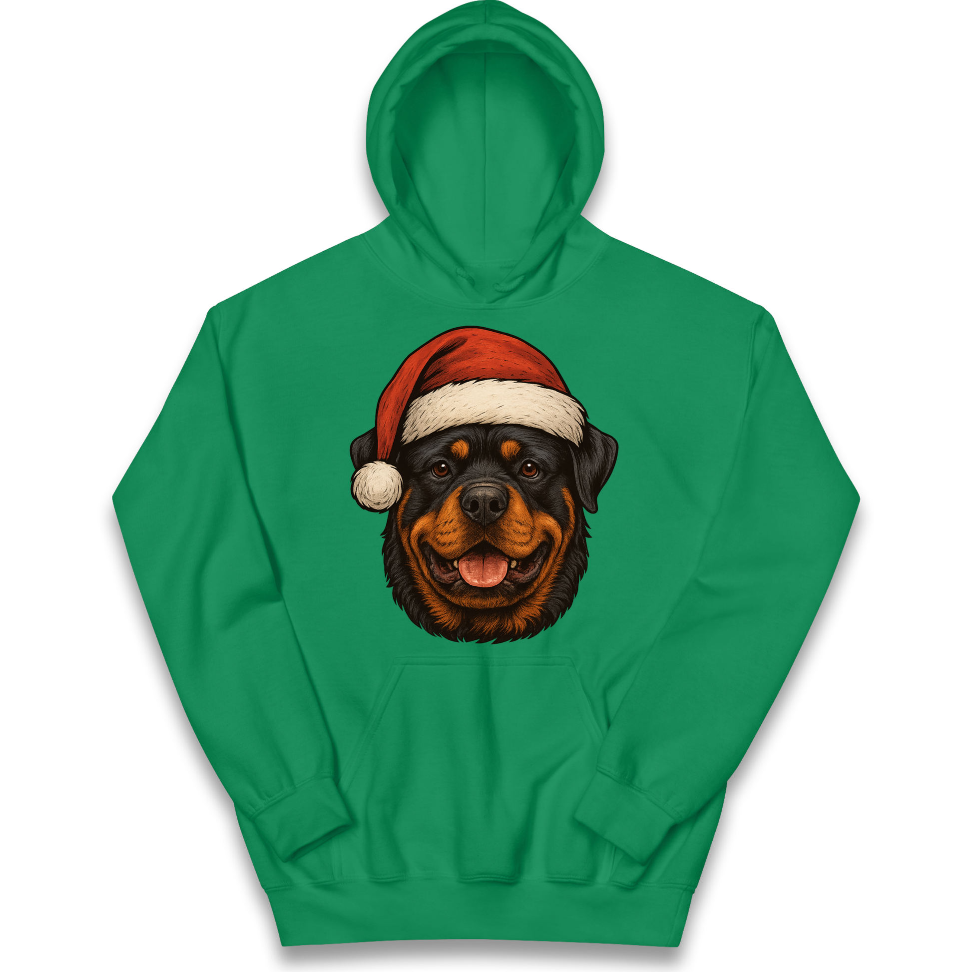 Rottweiler Christmas Kids Hoodie