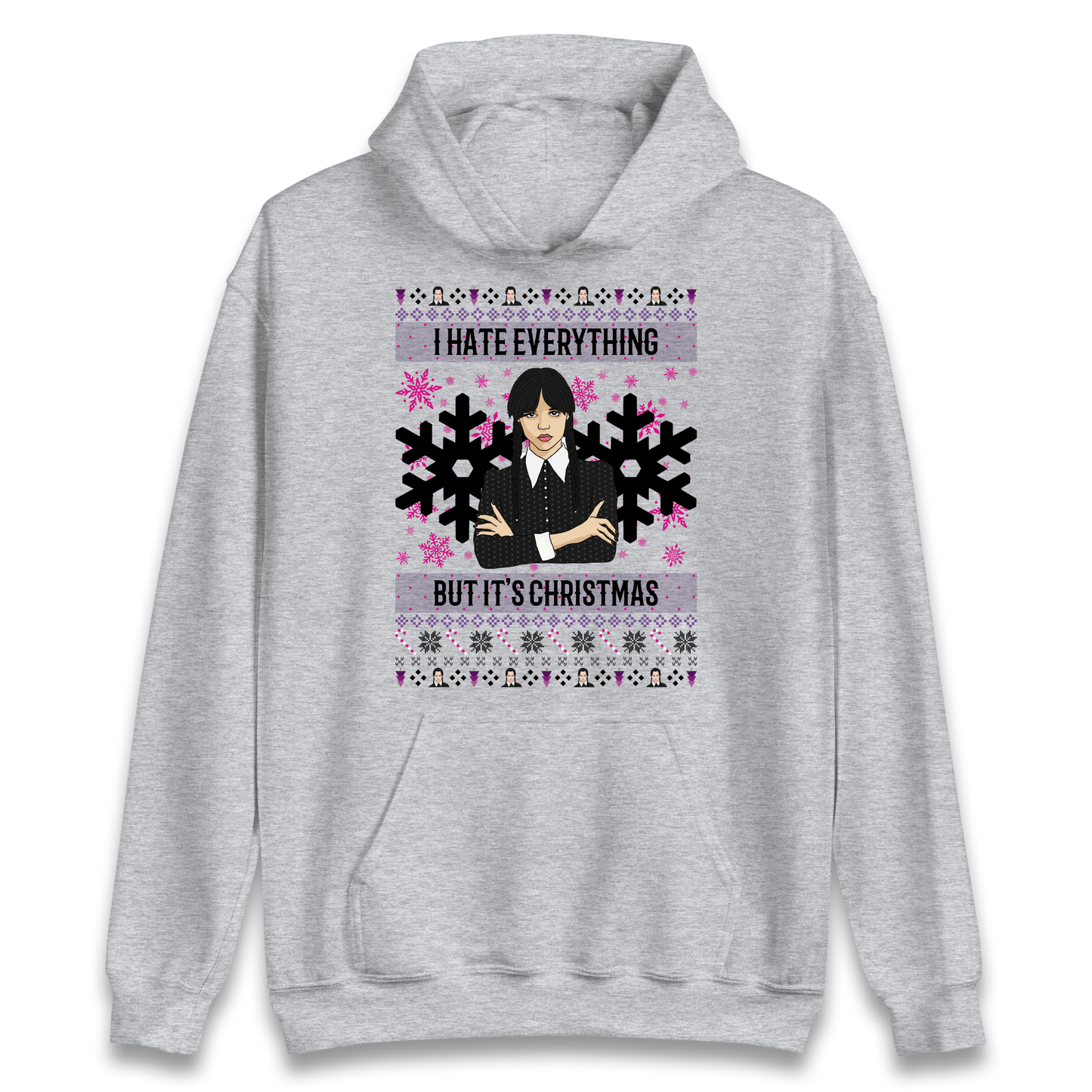 Wednesday addams Christmas Hoodie