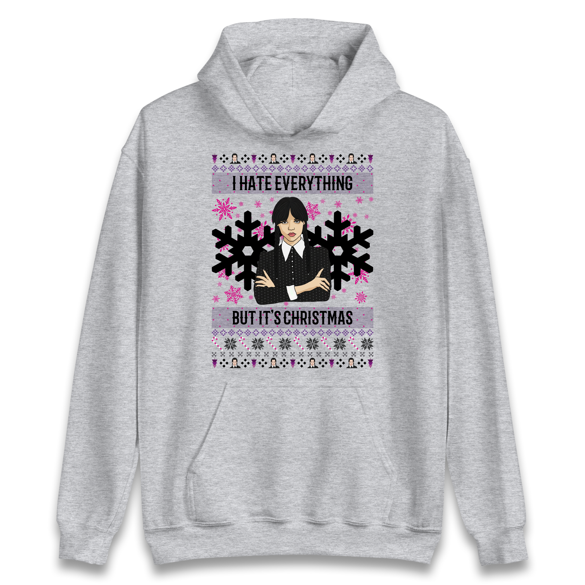 Wednesday addams Christmas Hoodie