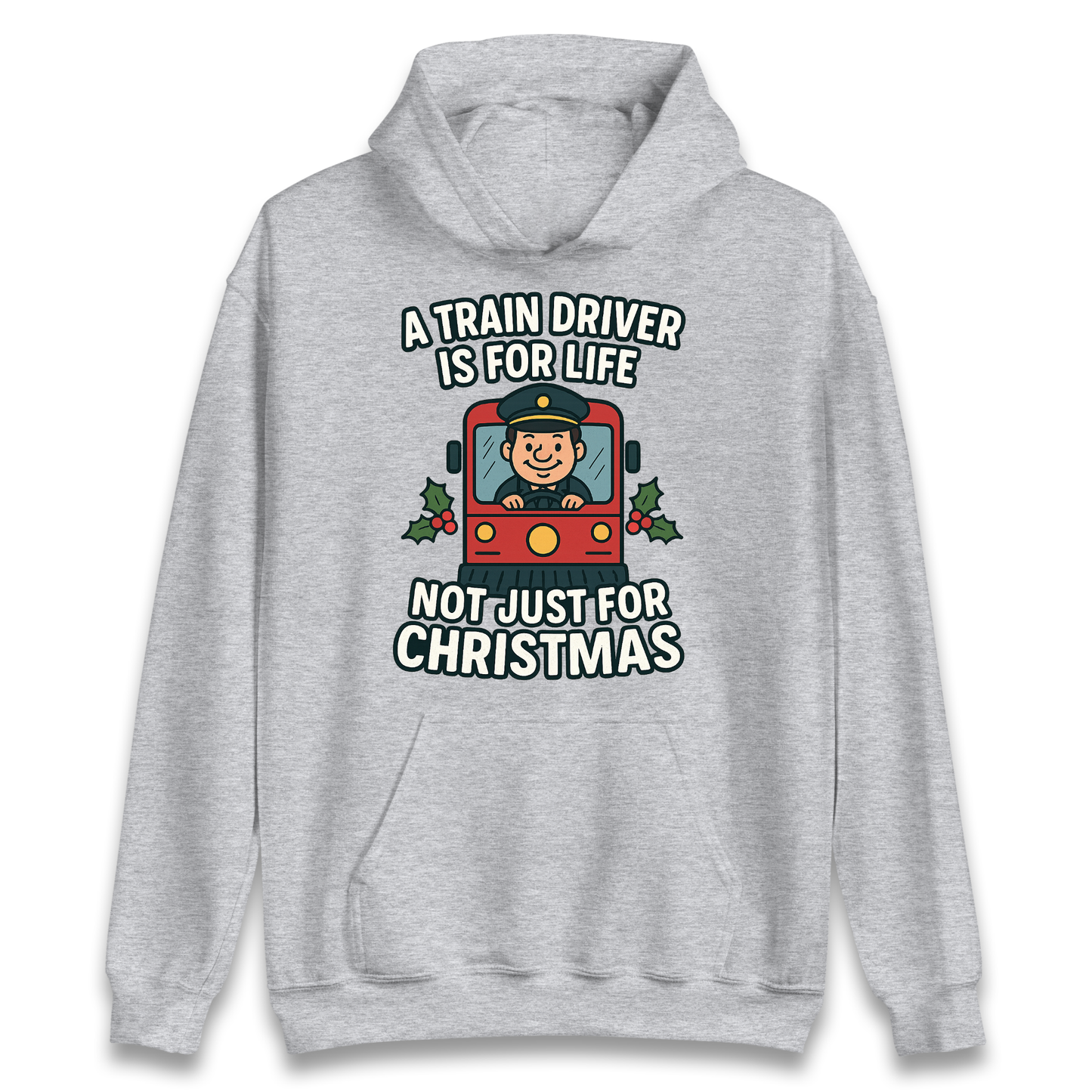 Train Driver Christmas Hoodie