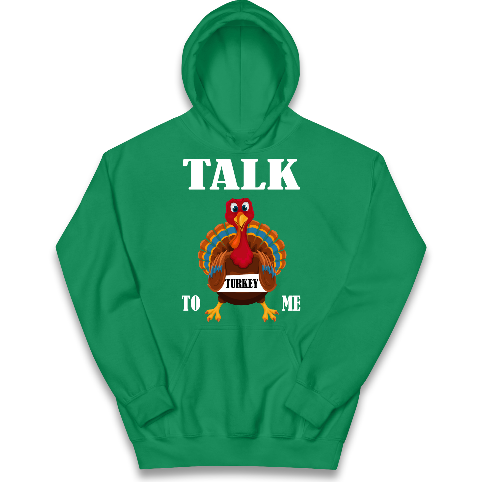 Talk Turkey To Me Christmas kids hoodie