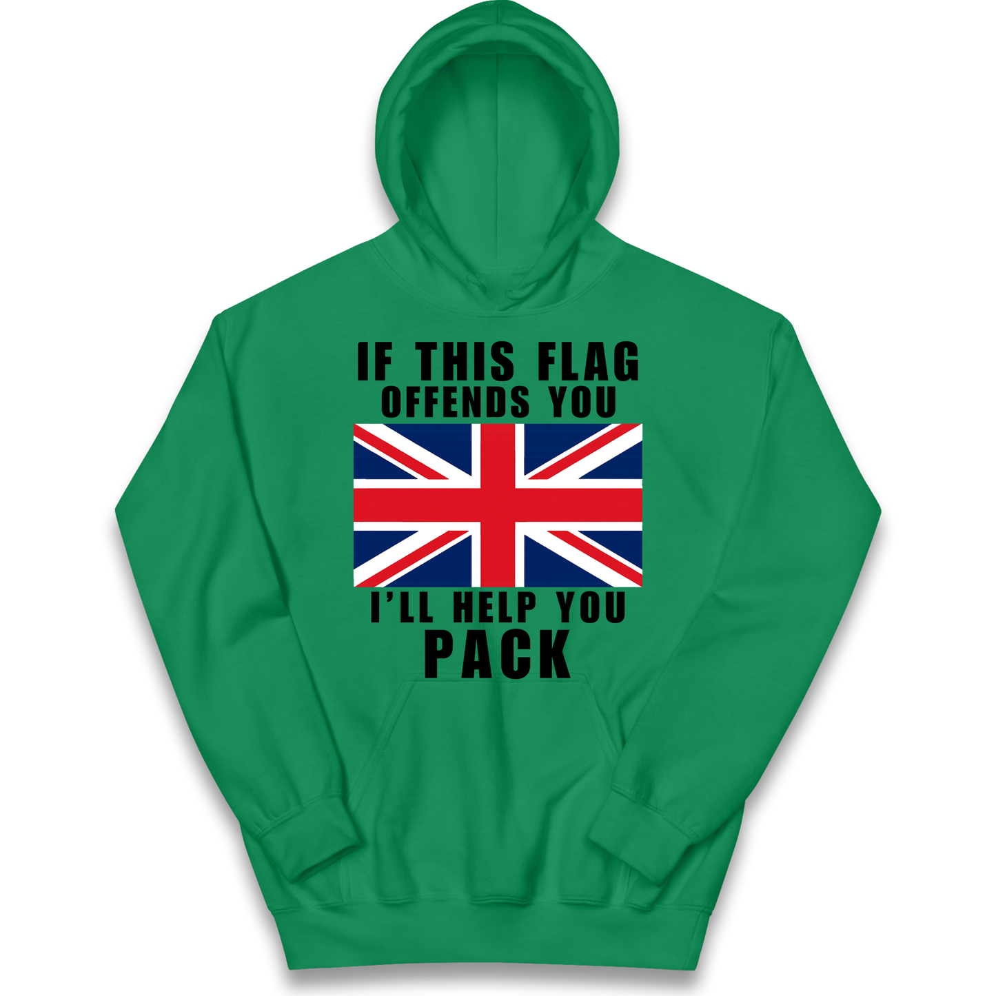 If This Flag Offends You I Will Help You Pack kids hoodie