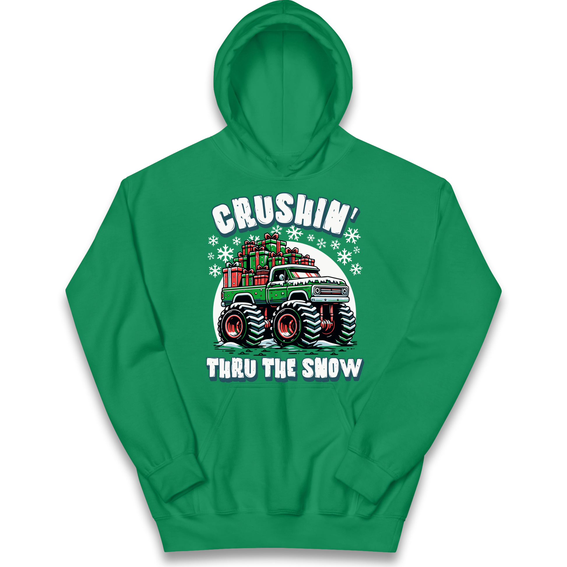 Crushin Thru The Snow kids hoodie