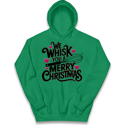 We Whisk You a Merry Christmas kids hoodie