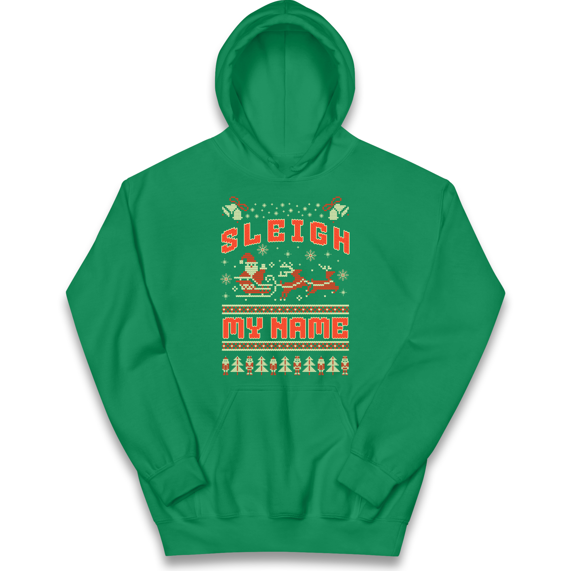 Sleigh My Name Christmas kids hoodie