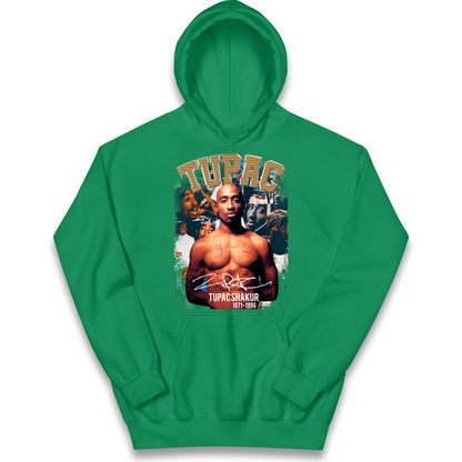 Tupac Shakur 1971 1996 kids hoodie