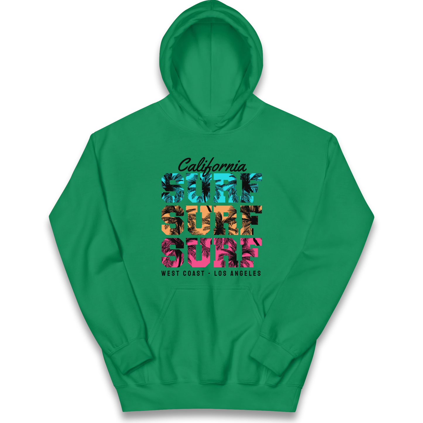 California Surf Surf Surf kids hoodie