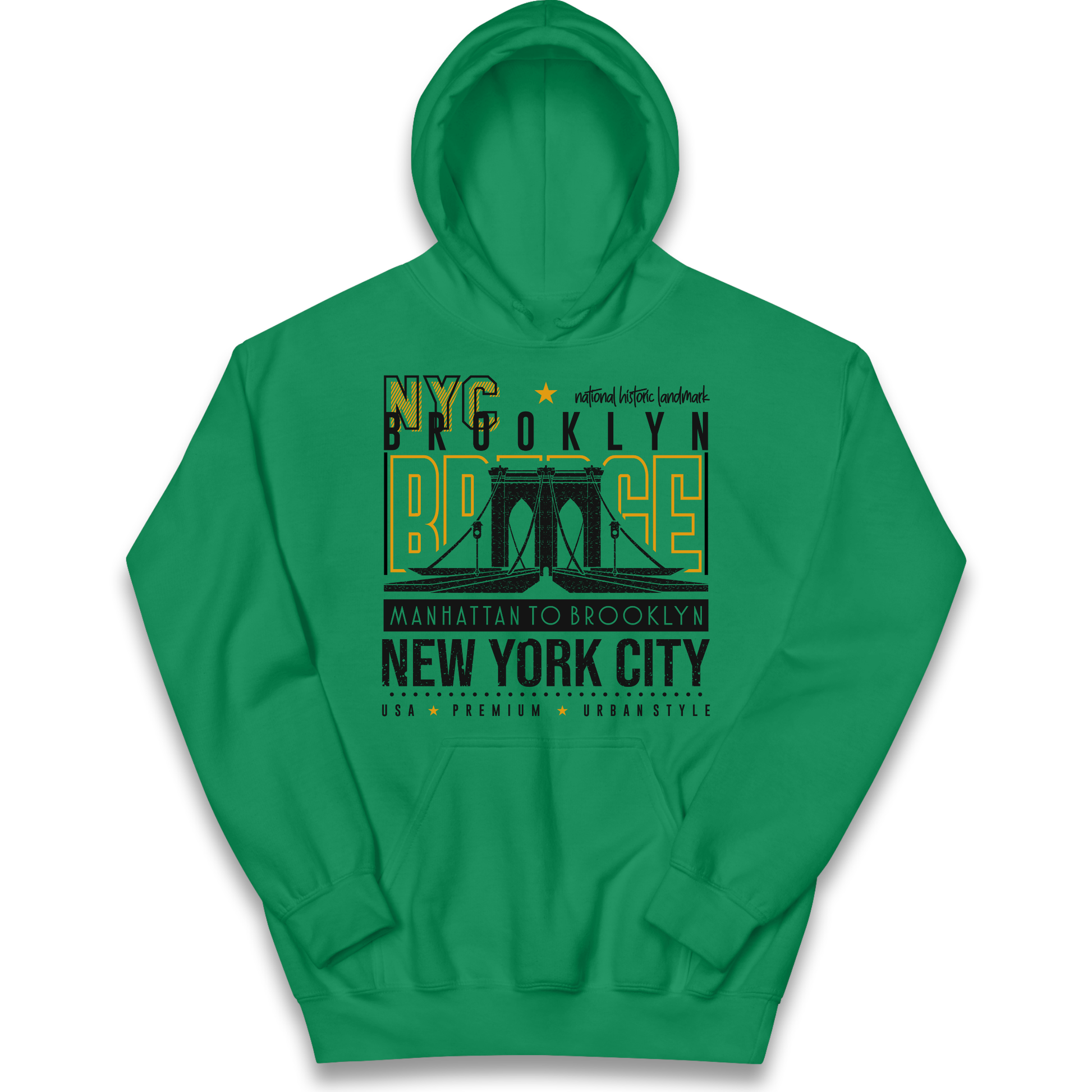 NYC Brooklyn Bridge kids hoodie