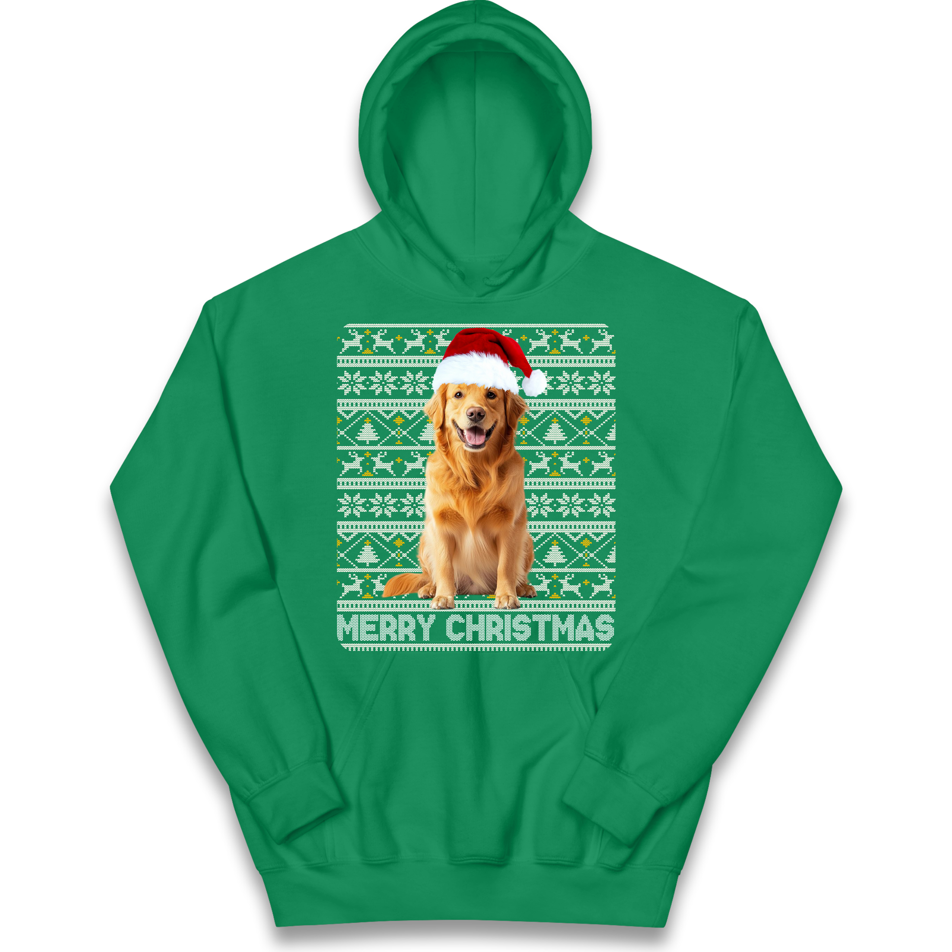 Merry Christmas Dog kids hoodie