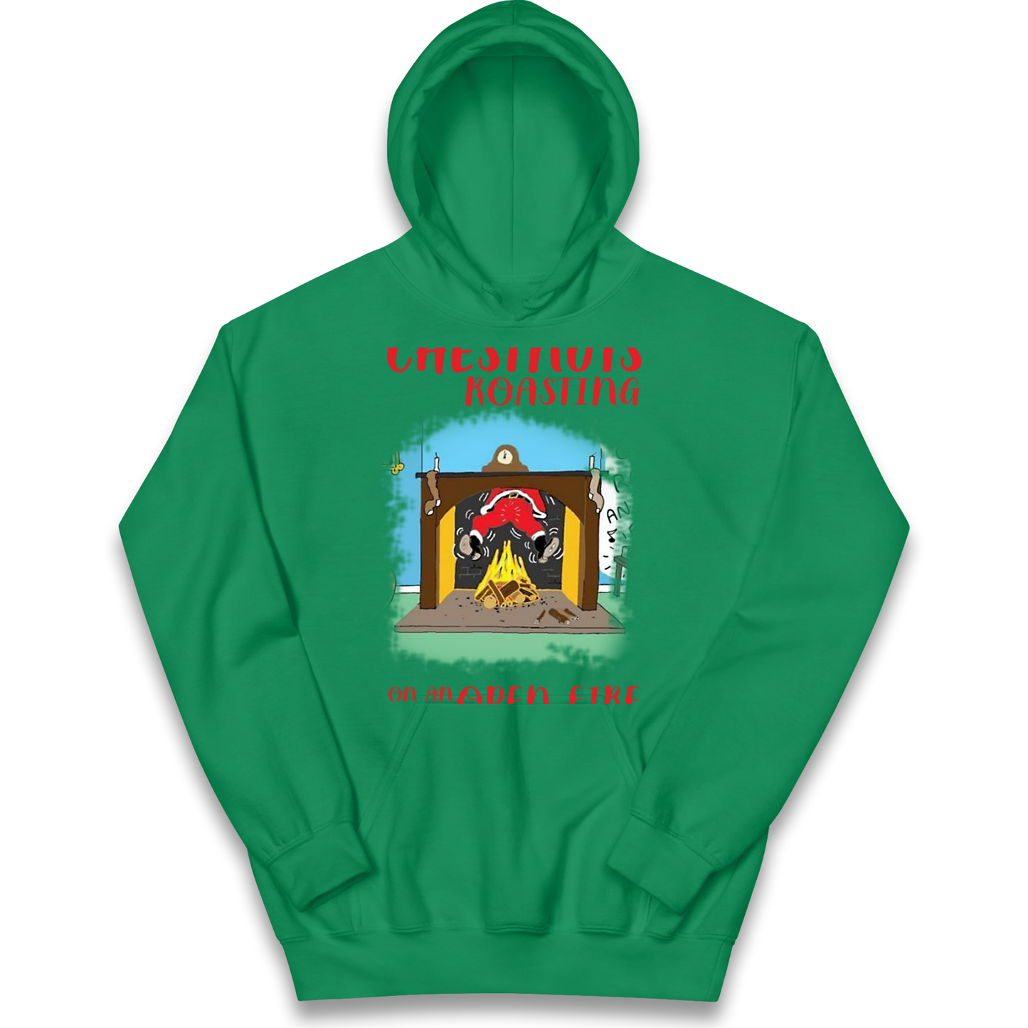 Chestnuts Roasting On An Open Fire Christmas kids hoodie