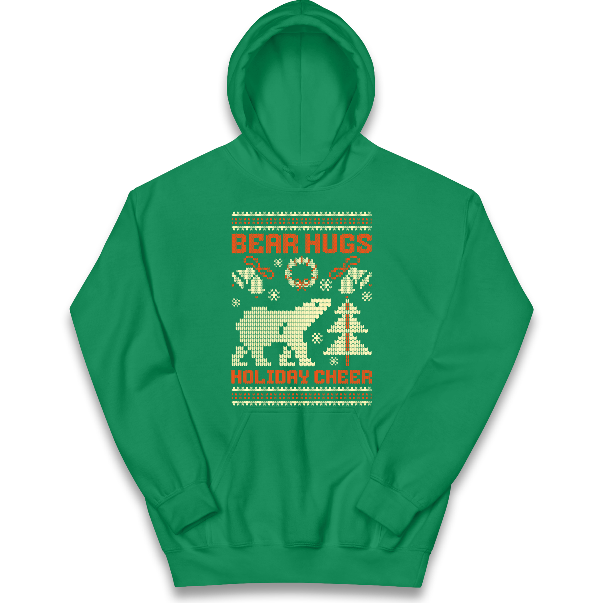 Bear Hugs Holiday Cheer kids hoodie